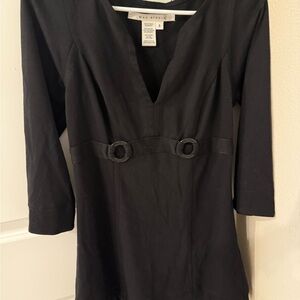 Max Studio Elegant Black Long Sleeve Dress